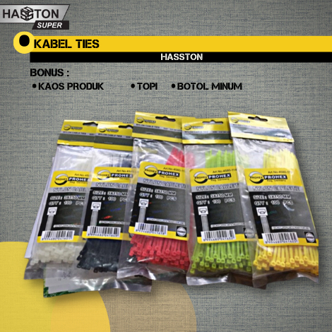 

Kabel Ties Hasston Original Ukuran 3x100 Dan 3X150 Semua Warna Tali Ties Cable Ties Nylon Cable Ties Terbaru Terlaris