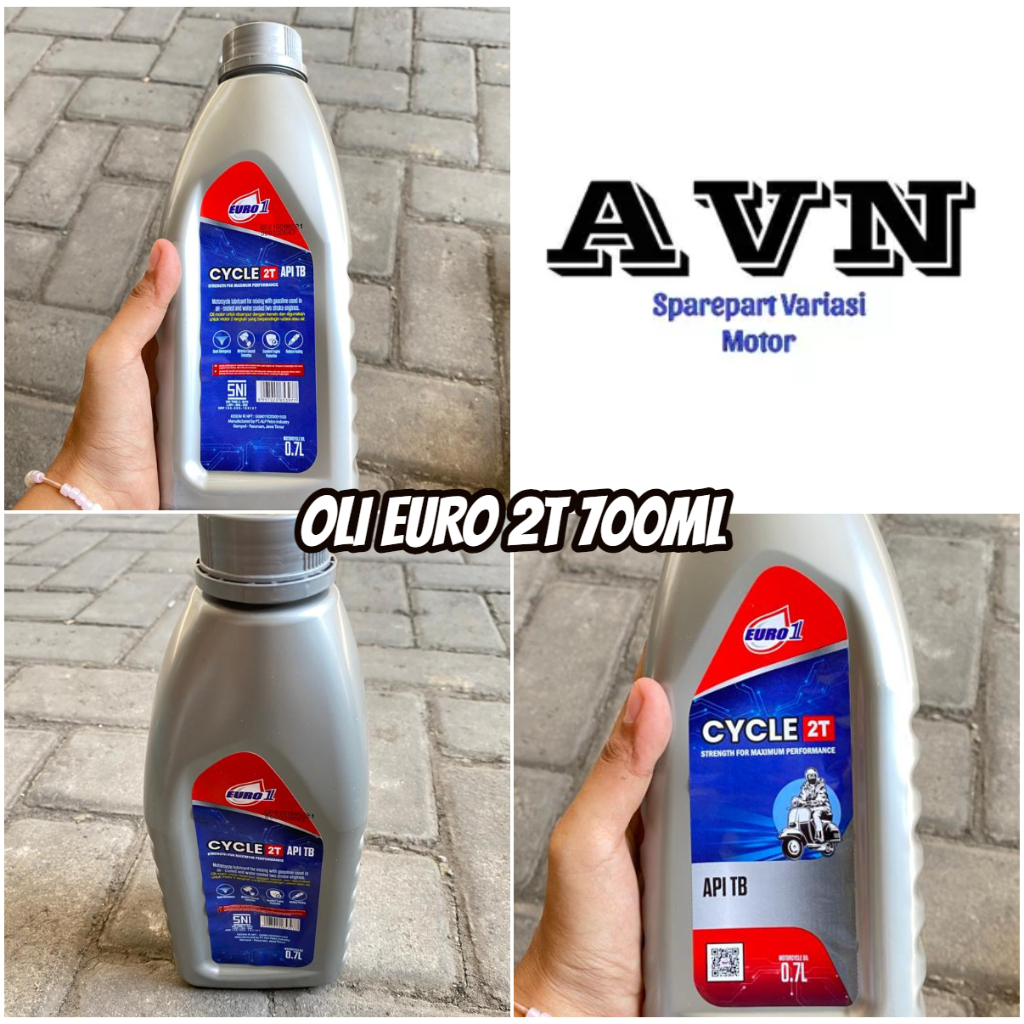 OLI EURO1 CYCLE 0.7LITER/700ML || OLI MOTOR 2T 2 TAK EURO CYCLE API TB 700ML