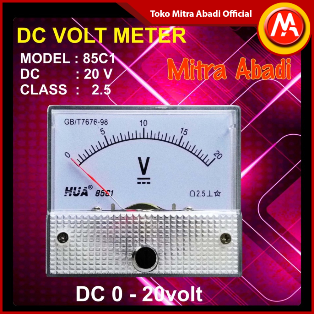 Voltmeter ANALOG DC 20V