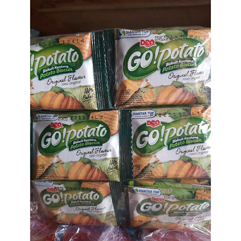 

(20 PCS) DEO GO POTATO BISKUIT KENTANG RASA ORIGINAL 8 GRAM