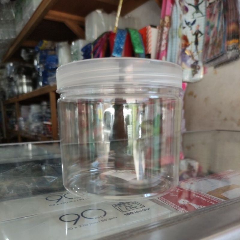 TOPLES TABUNG 650 ML / TOPLES KUE KERING JAJAN TUTUP PUTAR