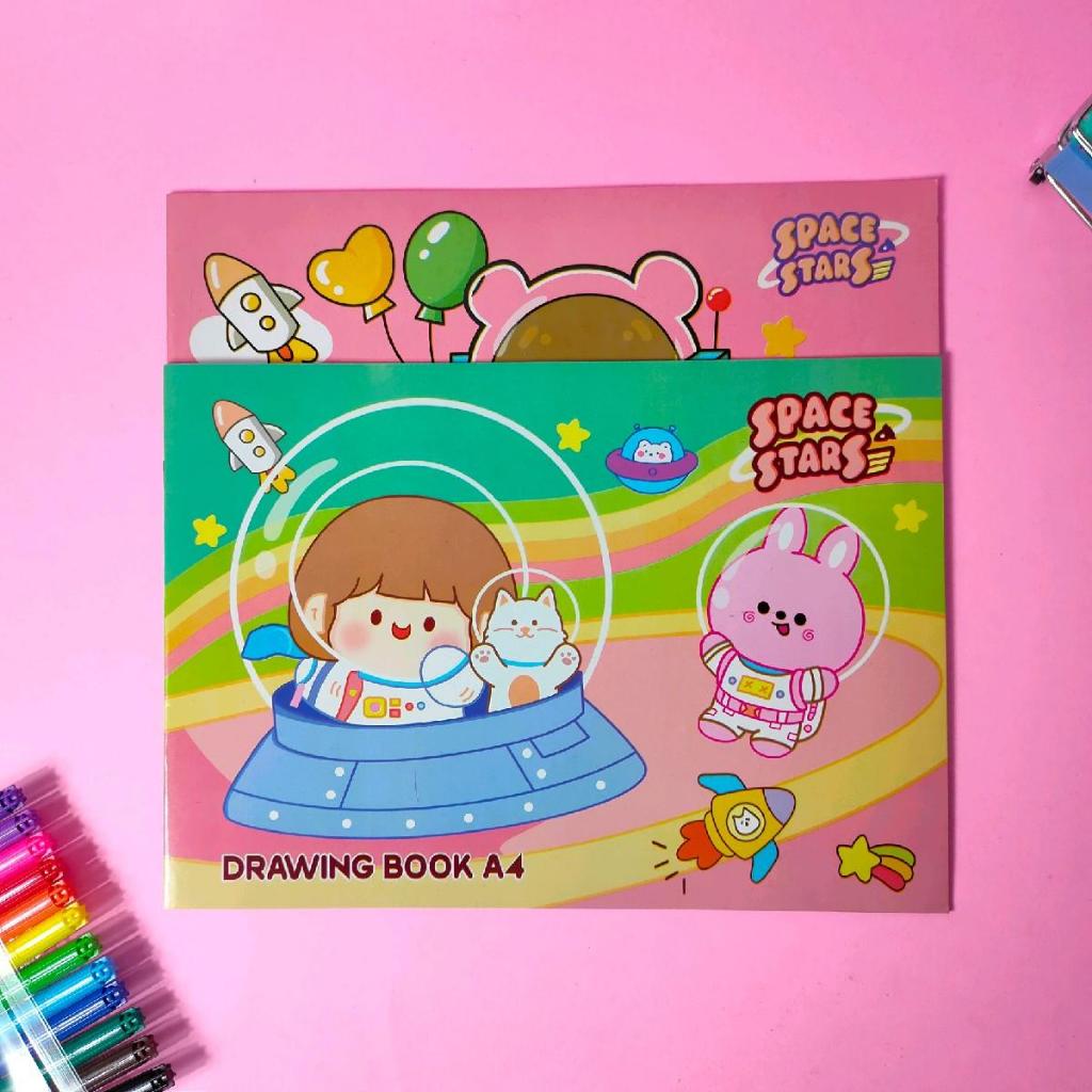 

[REAL PICT] 1 Pack Buku Gambar A3 Trully isi 10 Pcs kertas putih stationery