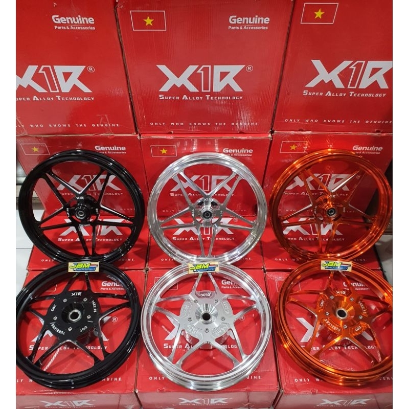 NEW Velg X1R Original Vietnam Honda Vario 125/150/160/110/Beat/Scoopy/Genio Yamaha Mio/Soul/Fino