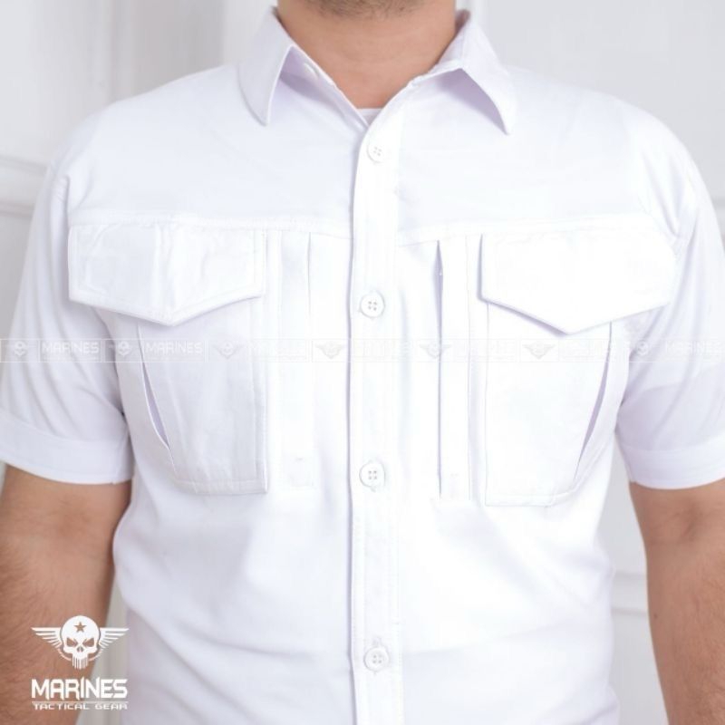 KEMEJA TACTICAL PASPAMPRES LENGAN PENDEK
