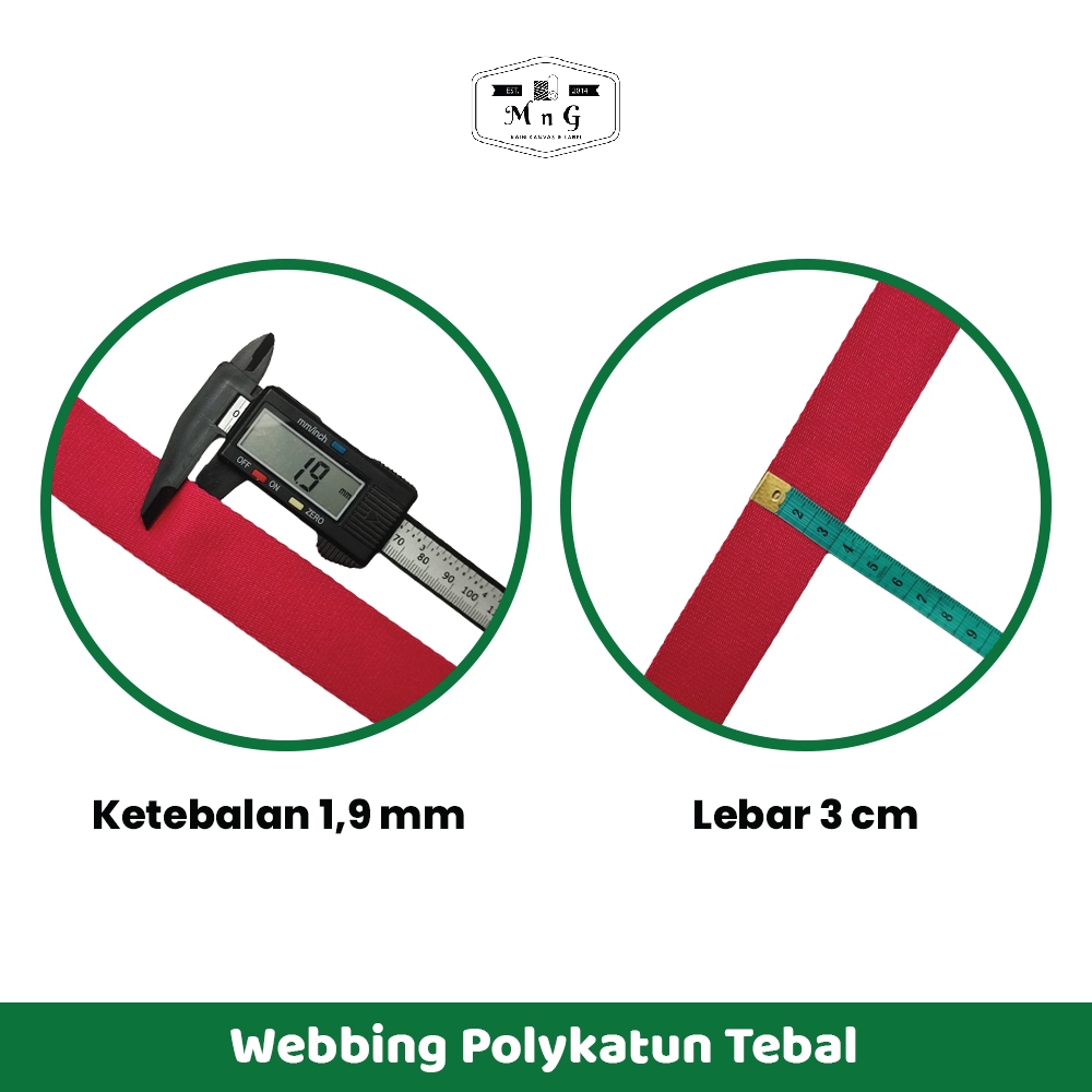 

HJK Webbing 3.0 Polykatun (Rol)