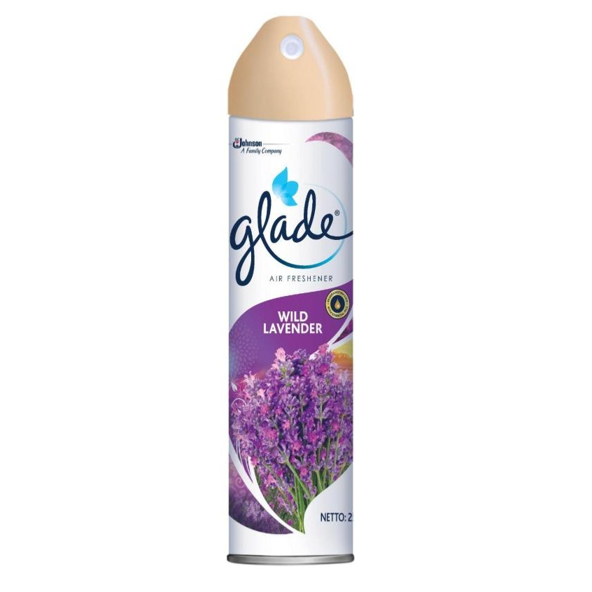 Glade Aerosol Wild Lavender 350ml - Pengharum Ruangan