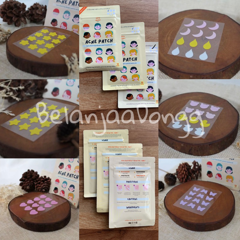 ACNE PATCH LUCU - ACNE PATCH KARAKTER - ACNE PATCH BINTANG - ACNE PATCH LOVE HATI - ACNE PATCH HOLOG