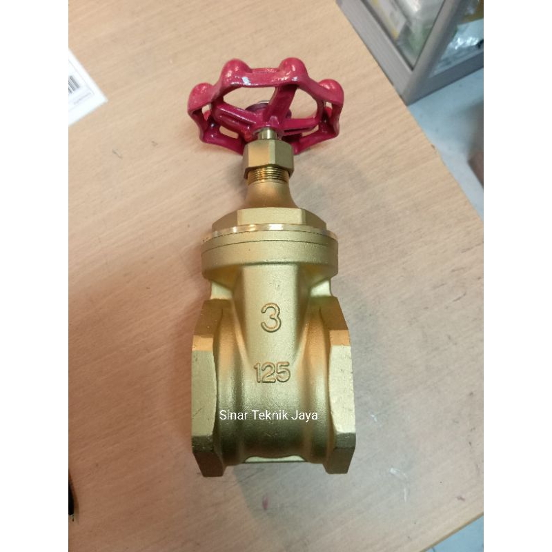 Gate valve kitz 3" kuningan stop kran kitz 3" inch