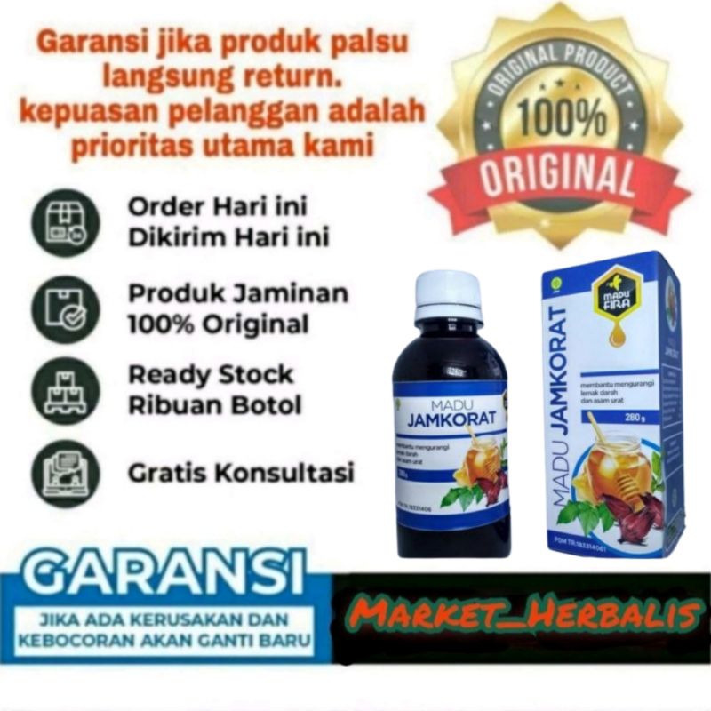 

MADU JAMKORAT 280gr - Membantu Atasi Kolesterol dan Asam Urat