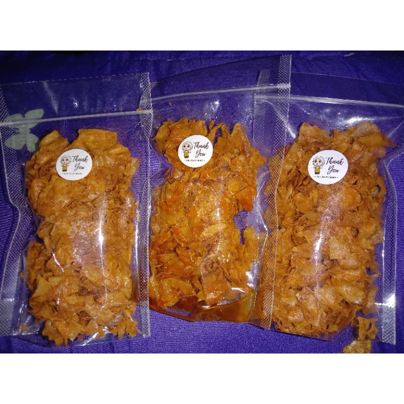 

keripik singkong pedas //keripiksetan 500gram enak renyah gurih