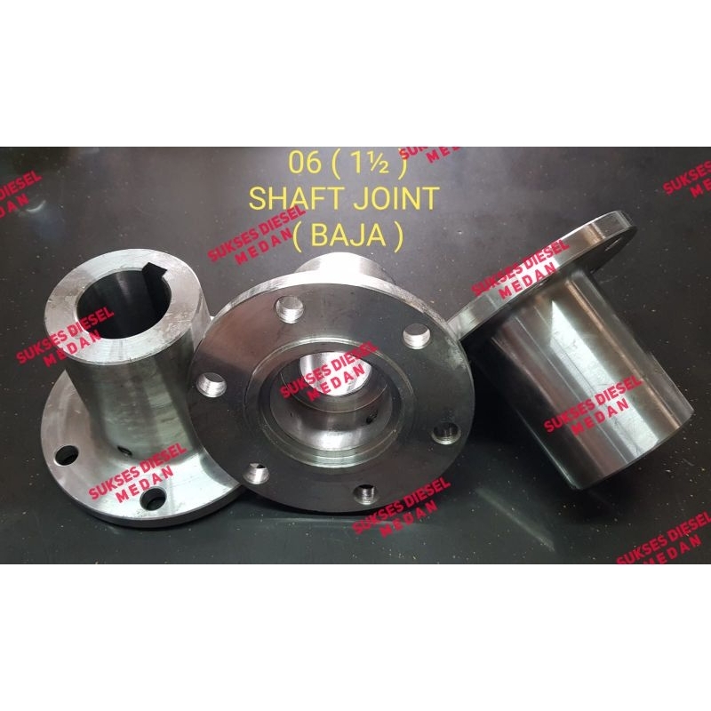 GB06 16A Shaft Joint Kopling As Mesin Gearbox 06A 16A Lubang As 1.1/2 inci Baja