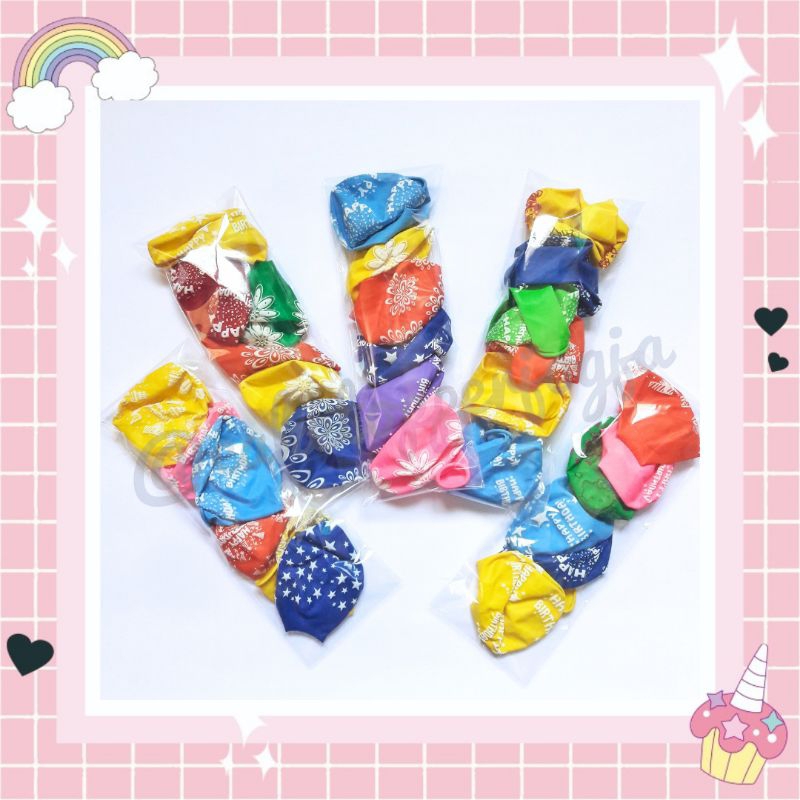 Balon Tulisan Happy Birthday