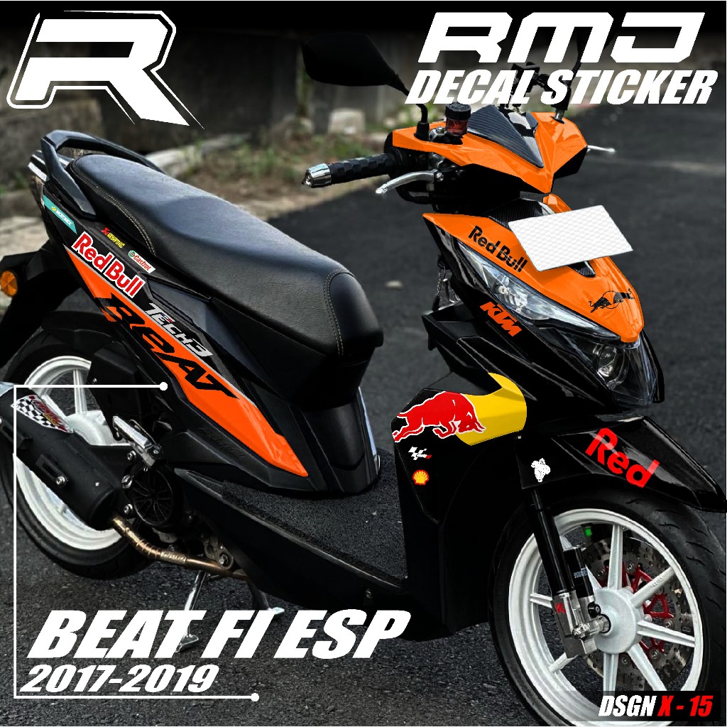 Decal Beat ESP Full Body Stiker Beat Street Racing Variasi Sticker Dekal Sticker 2017 2018 2019 Desi