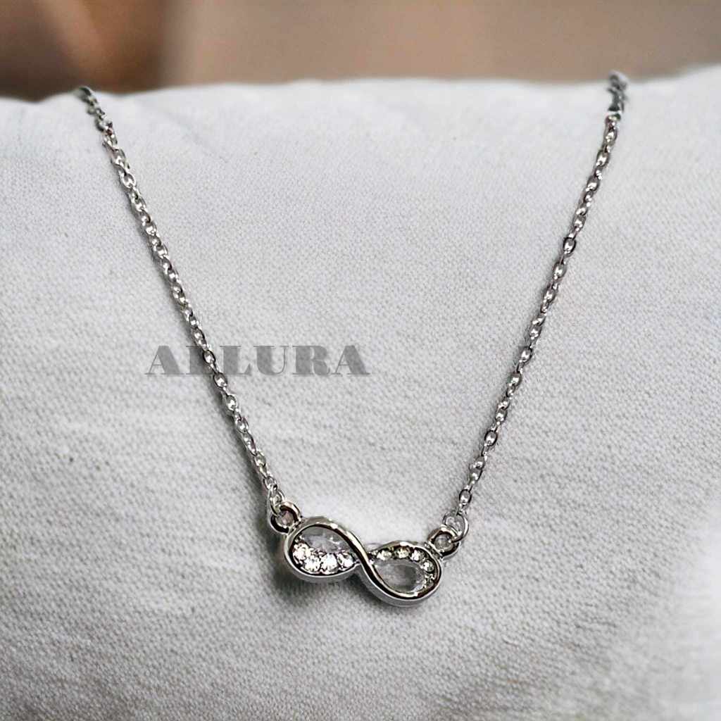 KALUNG KOREA 1-5 SILVER INFINITY KALUNG SIMPLE ELEGAN FOR WOMEN