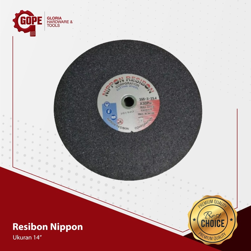 Resibon Potong Besi Nippon Ukuran 14"