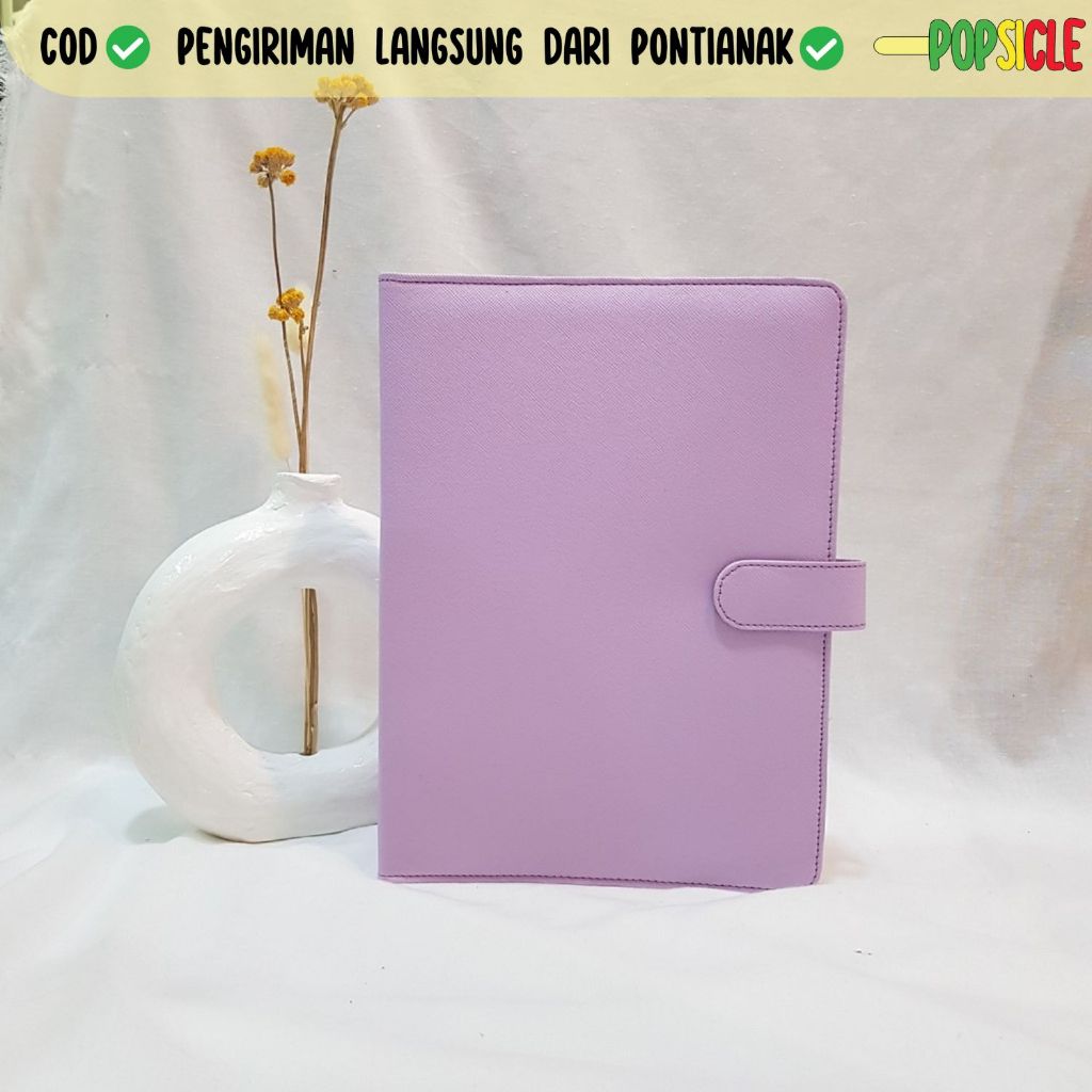 

Buku Catatan Flashee Sekolah B5 26 Ring Ungu Lilac Agenda Polos B5 26 Ring Organizer Cover Binder Polos 25 Lubang 26 Berkualitas