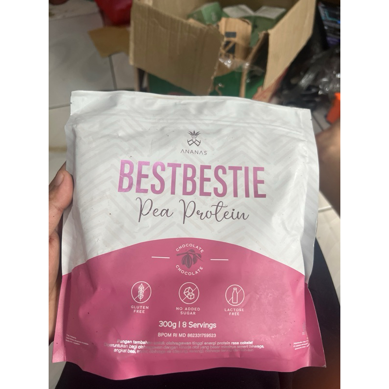 Ananas Nutrition Bestbestie Pea Protein diformulasikan untuk kenyamanan pencernaan perempuan