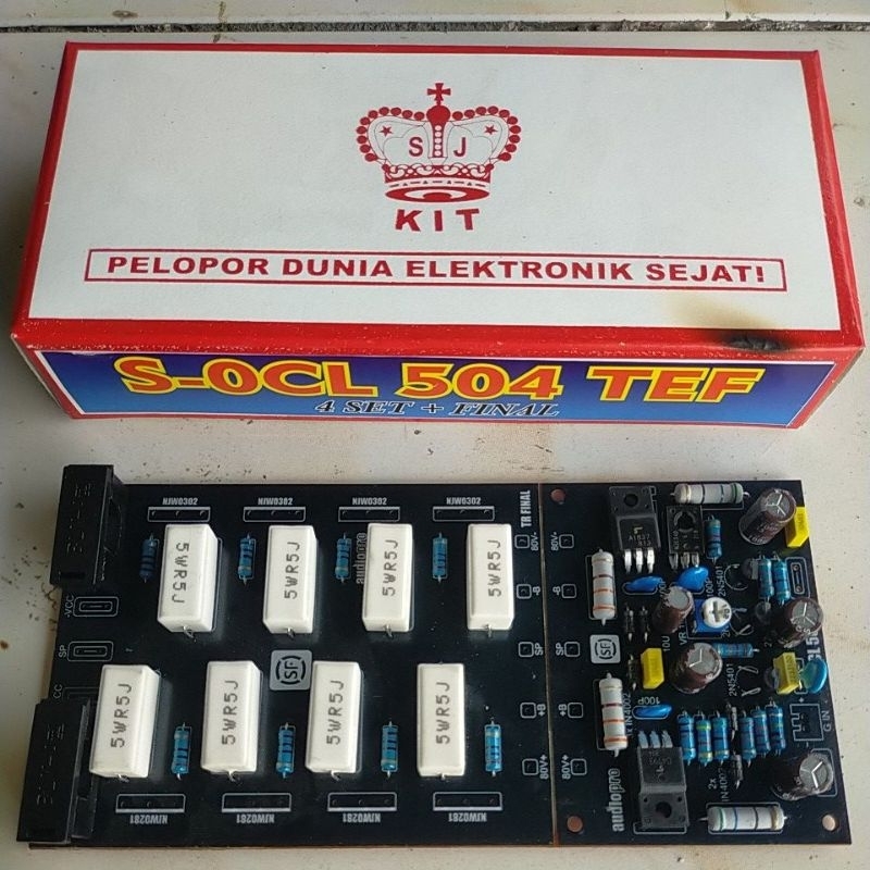 kit drever power 504 plus pcb final 4 set transistor