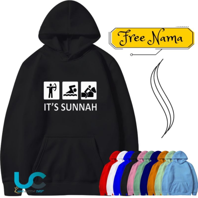 Hoodie Sunnah Anak | Jaket Sunnah Anak | Sweeter Anak Custom Gambar {Free Nama}