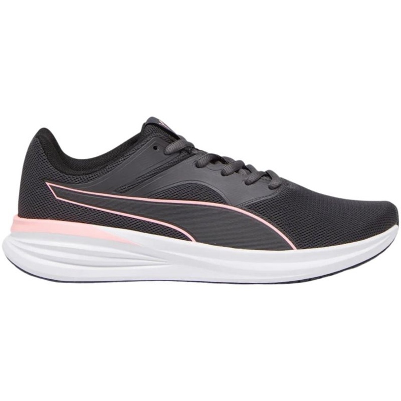 SEPATU RUNNING WANITA PUMA Transport Dark Coal-Koral Ice 377028 28