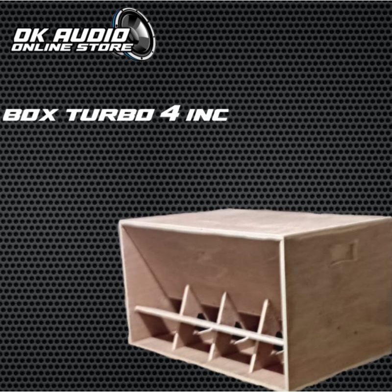 BOX SPEAKER TURBO 4 INCH BOK SPIKER TURBO 4 INCH