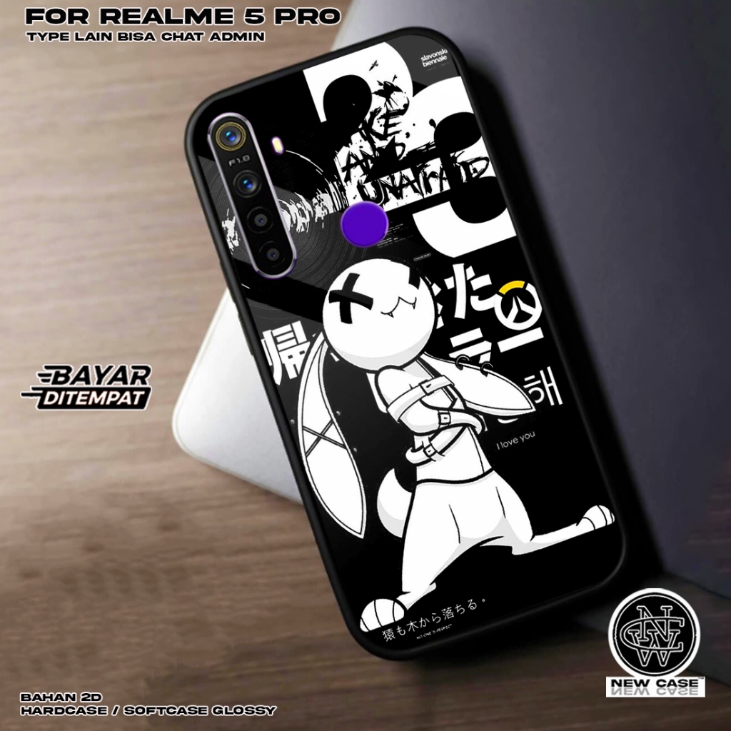 Case REALME 5 PRO- Casing Hp REALME Terbaru 2024 Newcase [ BRAND5 ] Silikon Hp - Kesing Hp REALME 5 