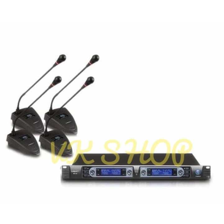 Mic Wireless Meja desktop 4 mic Krezt MC 4U original