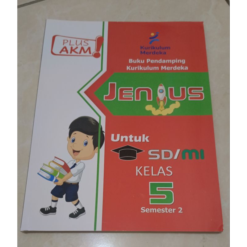 

Buku JENIUS KELAS 5 SD/MI Semester 2 Tahun 2024