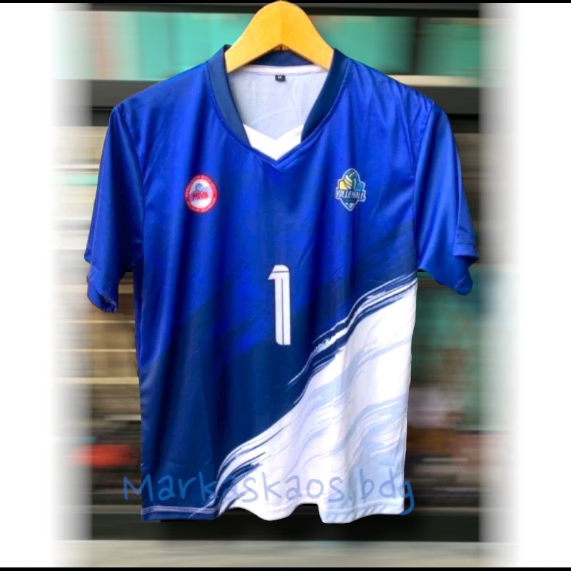 Jersey Kaos Volly Wanita Fullprinting