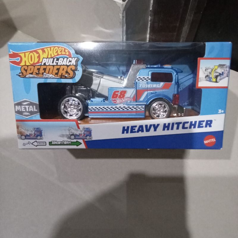 heavy hitcher hotwheels pull back speeders