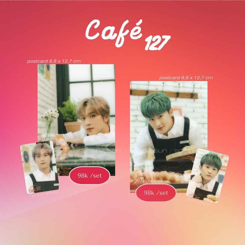 CAFE 127 JAPAN MARK HAECHAN (Photocard & Postcard Set)