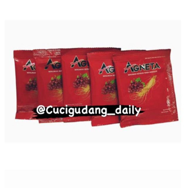 

AGNETA REDWINE HARGA 1 SACHET 100% ORIGINAL