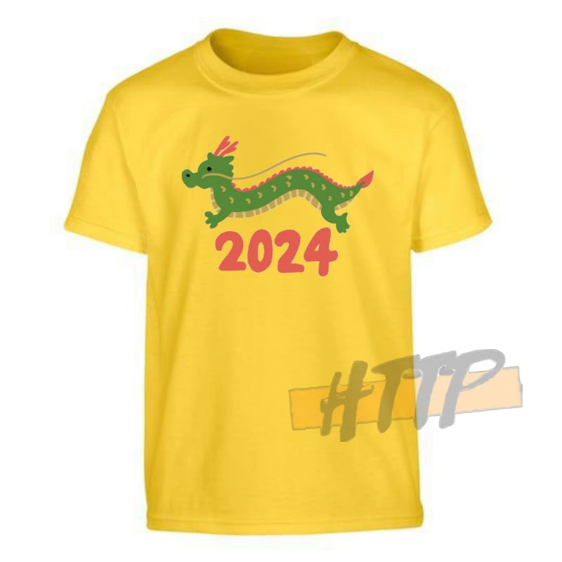 Kaos Naga Dragon CNY Tshirt 2024 Family Kids Mom