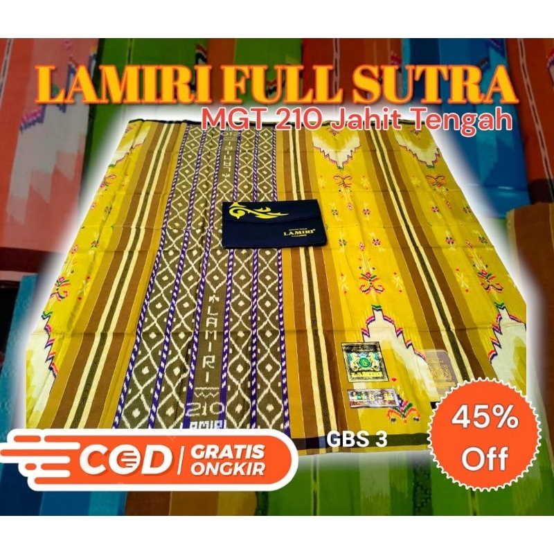 Sarung Lamiri, Sarung Lamiri Full Sutra S90 MGT Sutra 210 Motif Terbaru