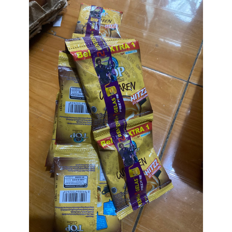 

kopi top gula aren isi 15 pcs