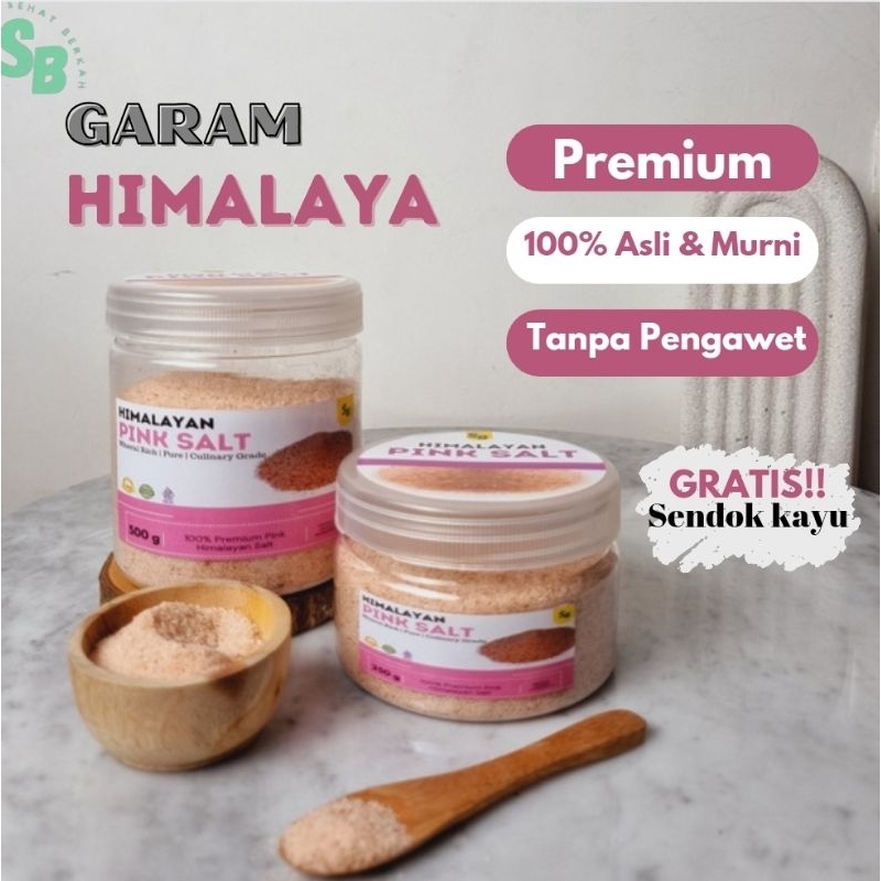 

Garam Himalaya Himsalt Premium Organic 500 g Gratis Sendok