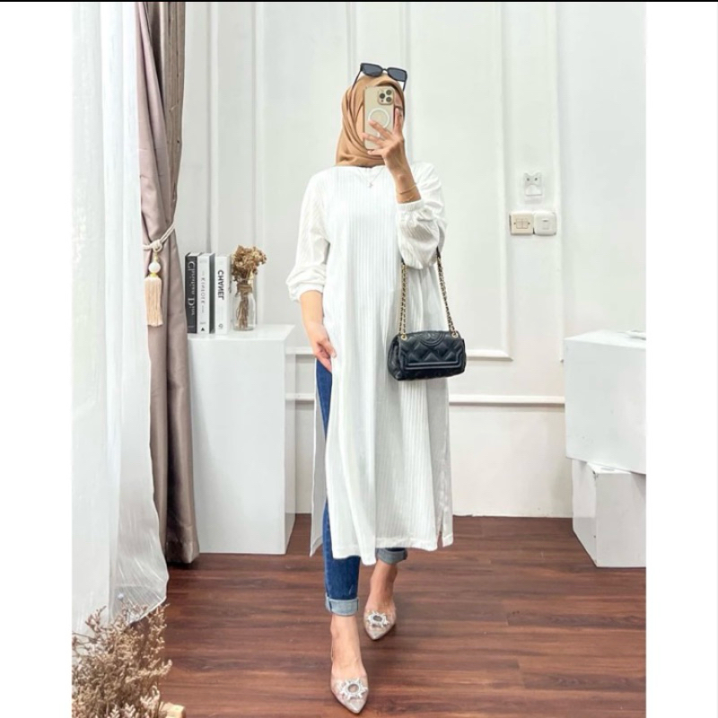 KIMIA LONG TUNIK/KNIT PREMIUM IMPORT/ TUNIK KNIT RAJUT