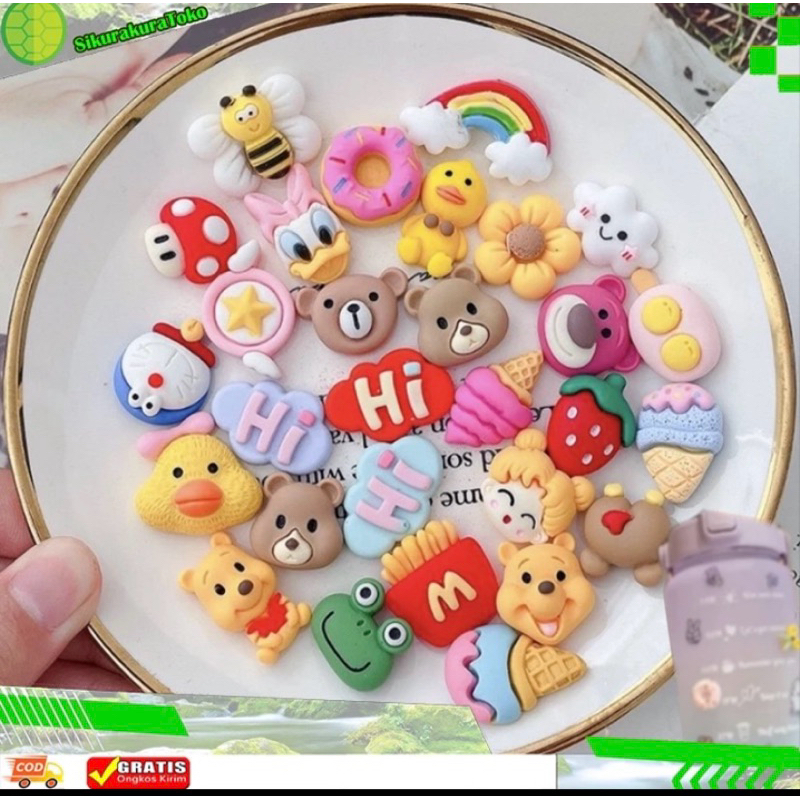 

(OK) STIKER 3D Botol Minum lucu Viral Aesthetik Tumbler