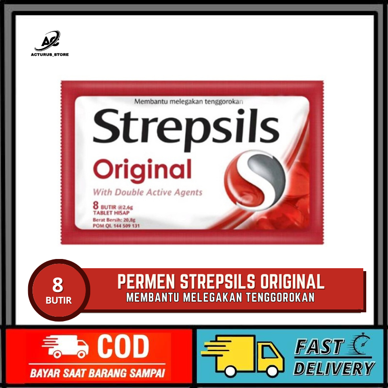 

Permen Strepsils Original Isi 8 Butir Pelega Tenggorokan Gatal