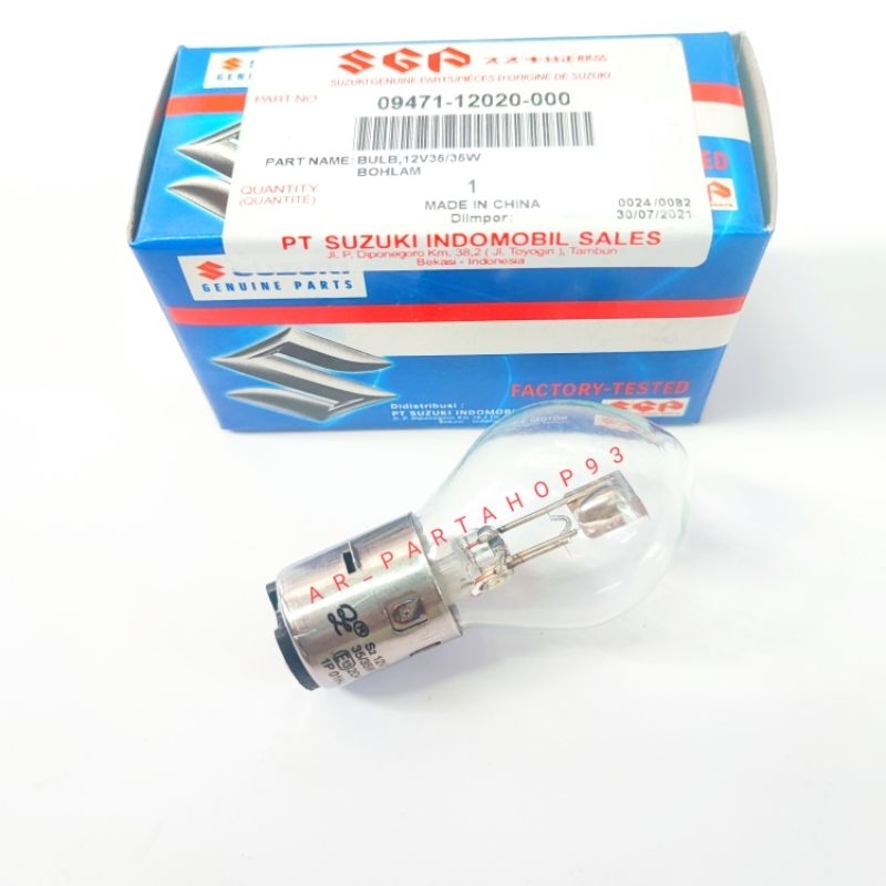 Bohlam Lampu Depan Thunder 125 Original suzuki 100%