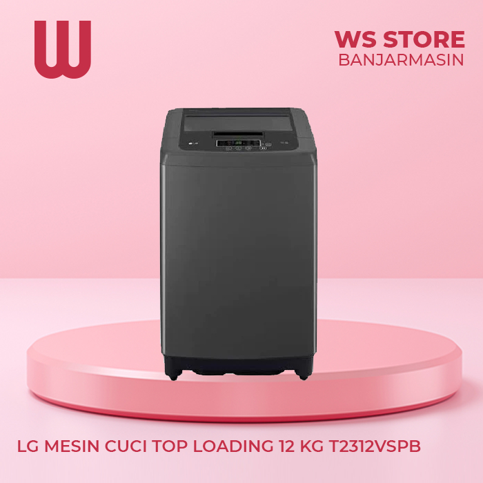 LG Mesin Cuci Top Loading 12 KG T2312VSPB