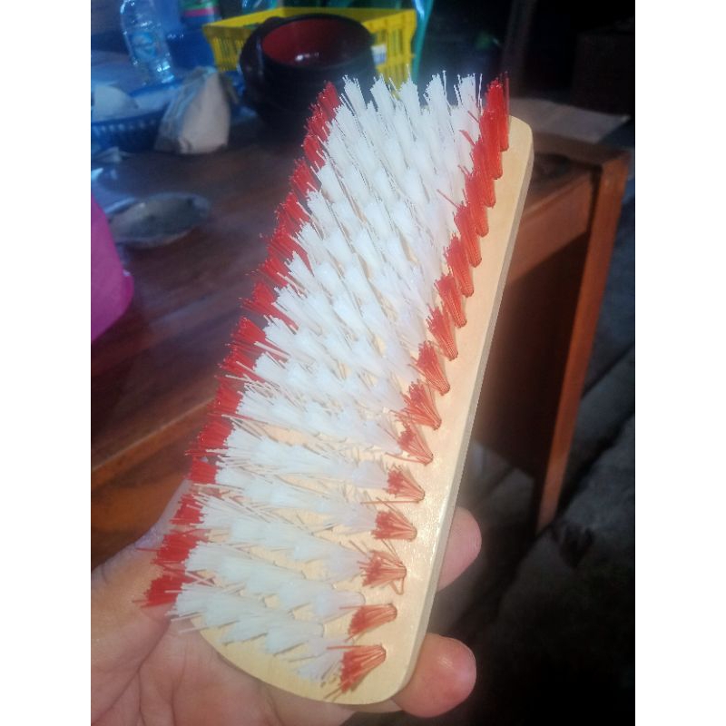 SIKAT CUCI sikat lantai gagang kayu BESAR / SIKAT CUCI BAJU