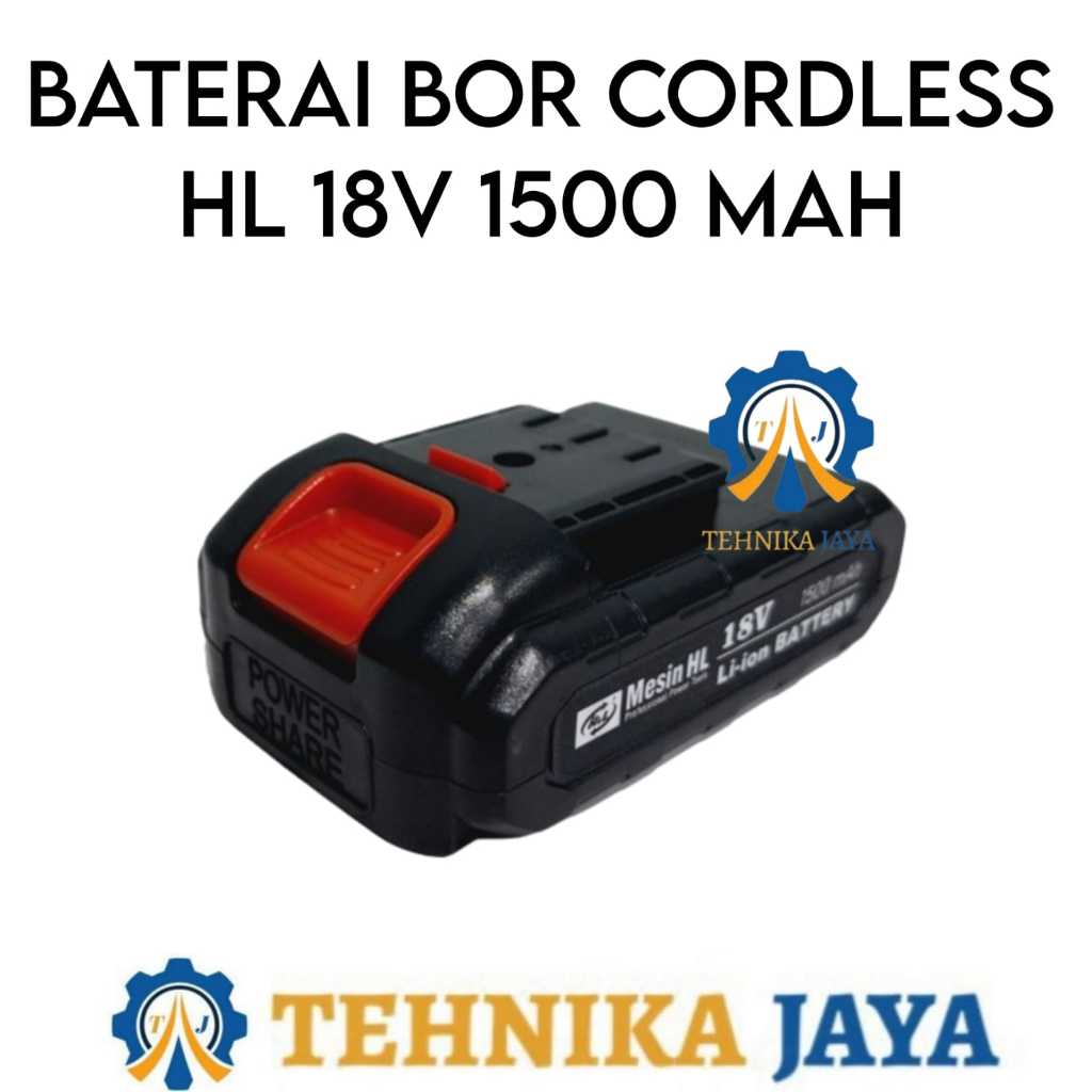 Baterai Bor Cordless 18V 1500 mAh H&L