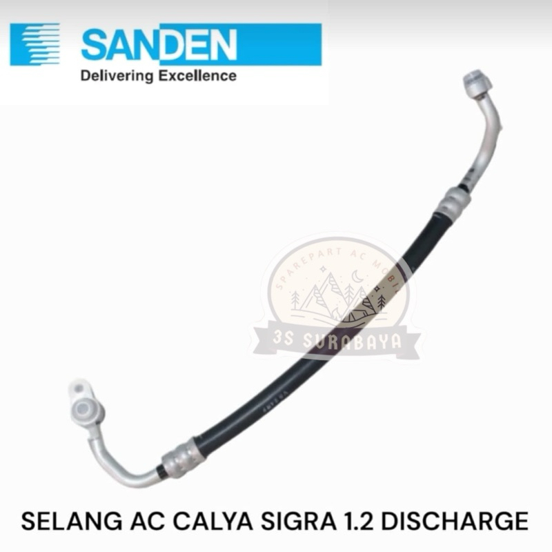 Selang 1/2 Discharge Calya Sigra 1200 Cc Ac Mobil Hose Pipa Panas (Baru/New)