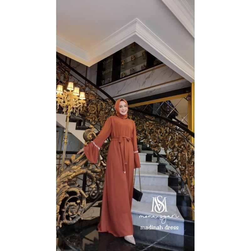 Madinah Dress by Mona syari by ME / Gamis abaya payet