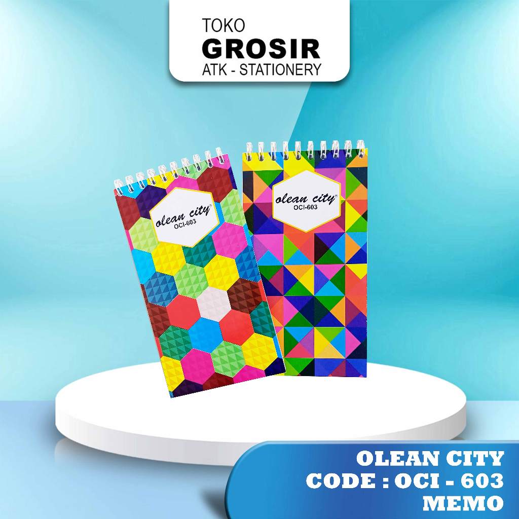 

Memo Pad Spiral Tanggung - Olean City - OCI 603