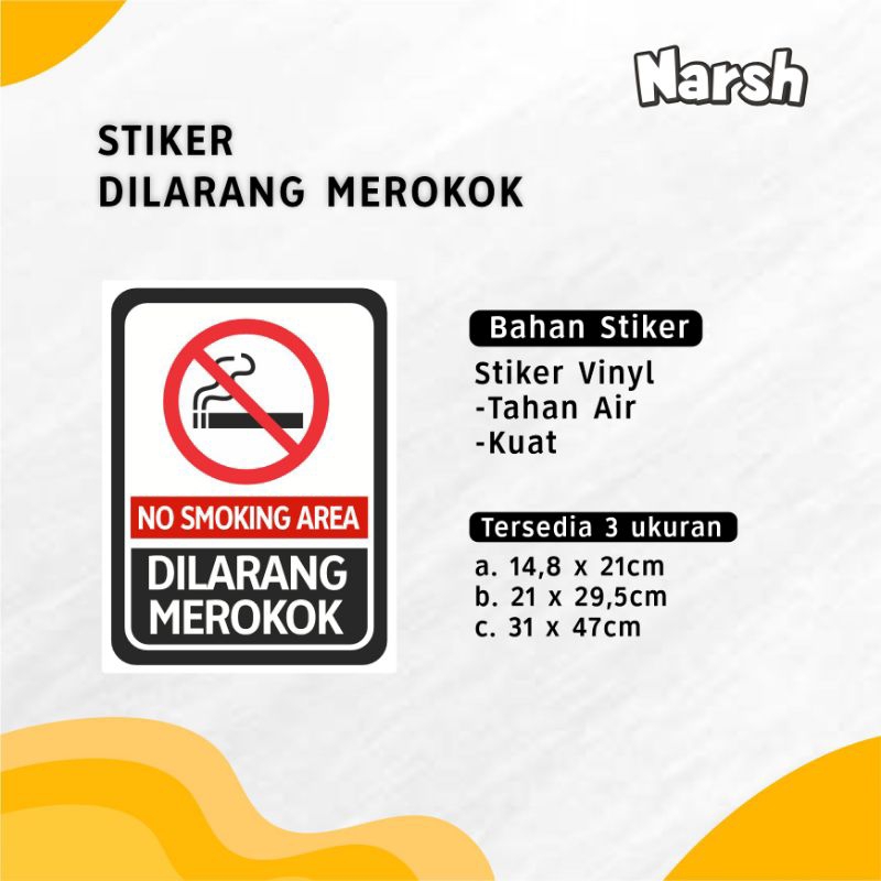 

STIKER | STIKER DILARANG | STIKER DILARANG MEROKOK |STIKER SIGN | STIKER MURAH