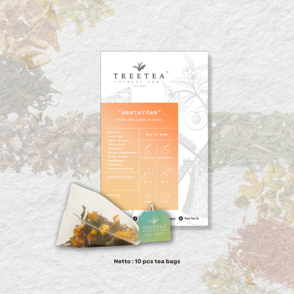 

AMSTERDAM - TreeTea Tea Bags Flowery Flavour