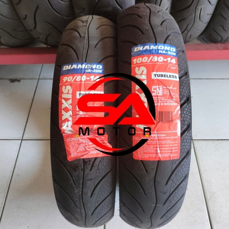 PAKET BAN MAXXIS DIAMOND 90/80-100/80R14