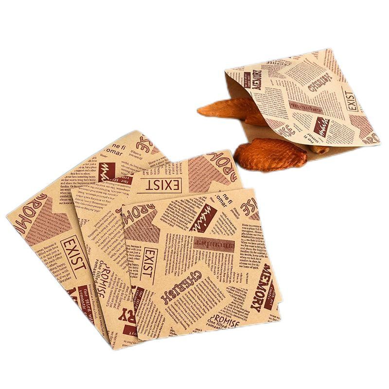 100pcs/set Kemasan Sandwich 18cmx18cm Kemasan Roti Sandwich Wrap Roti Sandwich Bag Box Sandwich